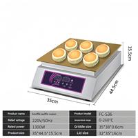 Machine à crêpes automatique fiable au gaz et à l'électricité avec thermostat réglable, compatible 220V pour une utilisation en cuisine