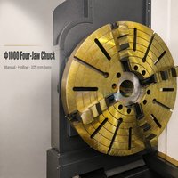 Tour CNC CK61125 robuste pour usinage horizontal de métaux, idéal pour le fraisage d'arbre, de rouleaux, de brides et de cylindres