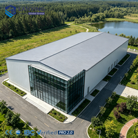 Nave Industrial Prefabricada de Acero Moderna, Instalación Rápida, Diseño de Ahorro Energético, Flexible, Certificación CE, Estructura Duradera