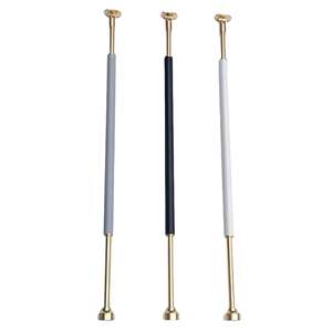 Moderne Schmiedeeisen-Treppengeländer Baluster Spindeln Spiegelpoliert Bodenmontiert Rostbeständige Komponenten für Apartment-Balkon - Product Image 6