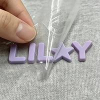 Écussons en silicone et TPU flexibles, durables, avec lettres personnalisées, en gros, pour badges, formes variées, fabrication OEM