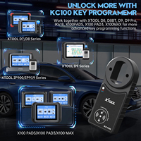 XTOOL KC100 Anahtar Programlayıcı, VW 4. ve 5. Nesil, BMW CAS1-CAS3, Skoda IMMO MQB Araçları için, D7 D8S D9S D8W D7W X100MAX ile Çalışır