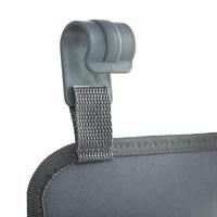 Organisateur de rangement pour couches bébé pliable, suspendu, multifonctionnel, écologique, en polyester gris, décontracté et simple