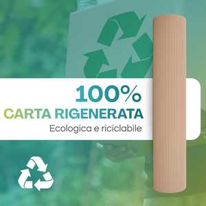 Rollo de Cartón Corrugado Protector de 100 cm de Ancho y 46 Metros para Protección de Suelos y Enmascaramiento - Product Image 5