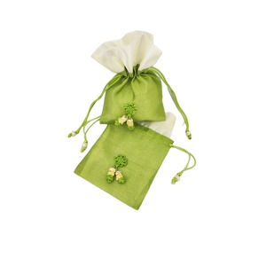 Sac à cordon traditionnel écologique fait main, pochette coréenne en patchwork, pochette en tissu colorée souvenir, cadeau de mariage - Product Image 6