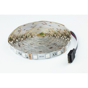ไฟแถบ LED RGB 5M DC12V พร้อมรีโมทคอนโทรลสำหรับใช้ภายในและภายนอกอาคาร - Product Image 1
