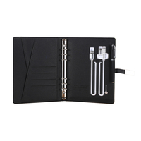 Libreta con Banco de Energía, Memoria USB, Agenda Digital A5, Cuaderno de Cuero PU, Promoción, Novedad