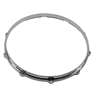 Cerchio per Tamburo in Lega di Alluminio di Alta Qualità, Placcato Argento, <span class=keywords><strong>14</strong></span> Pollici, 10 Fori, per <span class=keywords><strong>Rullante</strong></span> e Batteria, in Fusione Sotto Pressione - Product Image 2