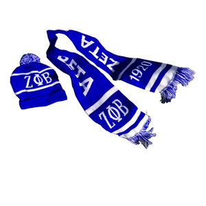 شعار مخصص الرياضة لكرة القدم الجاكار طقم وشاح متماسكة الشتاء نادي نسائي الاكريليك الصوف وشاح متماسكة - Product Image 1