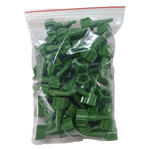 Konektor tabung oksigen hijau, pohon Natal, mur puting, kait putar, pabrik - Product Image 4