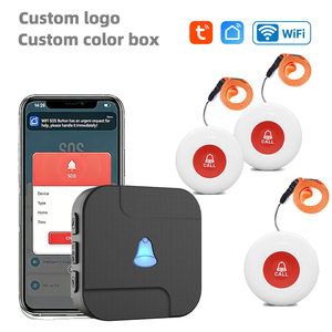 Sistema <span class=keywords><strong>de</strong></span> Llamadas Wifi Daytech Tuya, Botón <span class=keywords><strong>de</strong></span> <span class=keywords><strong>Emergencia</strong></span> SOS Portátil, Alarma Personal para Personas Mayores que Viven Solas - Product Image 1