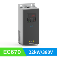 Variador de Frecuencia EC670 Trifásico 380V 22kW, Inversor de Frecuencia Variable (VFD/VSD) para Elevadores