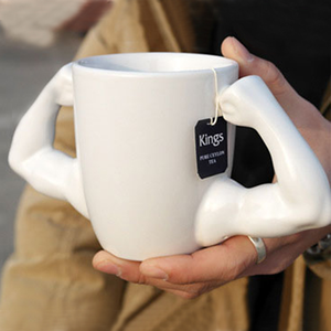 Taza <span class=keywords><strong>de</strong></span> cerámica 3D para el Día <span class=keywords><strong>del</strong></span> <span class=keywords><strong>Padre</strong></span>, tazón muscular <span class=keywords><strong>de</strong></span> 11OZ, <span class=keywords><strong>diseño</strong></span> personalizado, pequeña cantidad - Product Image 4
