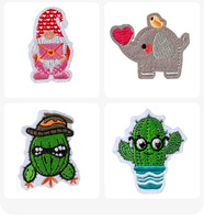 Grandes broderies 3D en tissu éponge, motifs Citrouille, Fantôme, Crâne, avec paillettes thermocollantes, écologiques, personnalisables, thème Boo Halloween, patchs en chenille pour vêtements et sweats à capuche