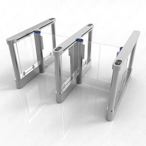 Slim Design Automatic Speed Gate Turnstile Swing Barrier with Brushless Motor Stainless Steel RFID Card QR Code Security Access - Product Image 3
