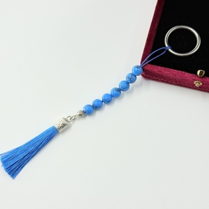 Cuentas de Oración Musulmanas de 8 mm, 7 Piezas, Cuentas de Peregrinación Islámica, Pulsera Misbaha, Casa Celestial del Imán, Tasbih Hají, Rosario Kaaba - Product Image 4