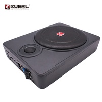 Subwoofer de voiture compact sous siège 8 pouces, grande puissance, 12V, actif et plat, pour modification automobile
