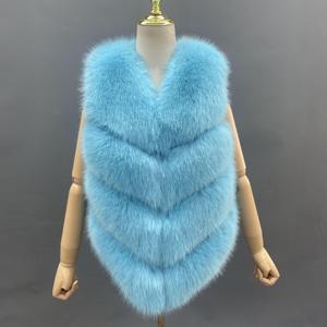 Fournisseur d'usine Janefur <span class=keywords><strong>Gilet</strong></span> en <span class=keywords><strong>fourrure</strong></span> artificielle Fashion Elegant Warm Women Slim Fake Fur <span class=keywords><strong>Gilet</strong></span> - Product Image 6