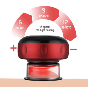 Massaggio elettronico coppettazione sotto vuoto aspirazione dimagrante corpo massaggiatore Guasha Anti-Cellulite riscaldamento terapia a pressione negativa - Product Image 4