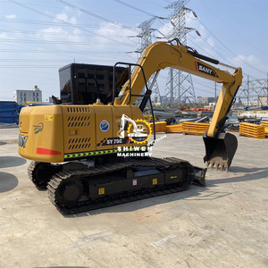 Offre Spéciale – Excavatrice Mini-Grue sur Chenilles SANY SY75C-9 d'Occasion, 7 Tonnes, Moteur et Pompe Inclus, Prête à l'Expédition Mondiale, Vidéo Testée - Product Image 3