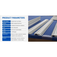 Poutre de support avant à double trou personnalisée, profil en aluminium résistant à la corrosion, accessoires de châssis électronique VPX