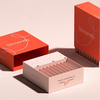 Boîte cadeau personnalisée en carton magnétique recyclable pour aligneurs orthodontiques, avec gaufrage et paillettes, pour emballage de rétention dentaire