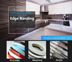 Topcent đồ nội thất phụ kiện ABS Acrylic <span class=keywords><strong>PVC</strong></span> cạnh dải Chất lượng cao cạnh dải băng cho tủ - Product Image 6