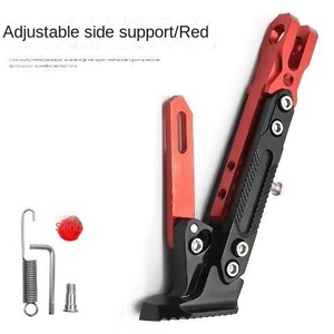 Support latéral simple pour véhicule électrique, pour la modification de moto, avec support de pied et rampes intégrées - Product Image 4
