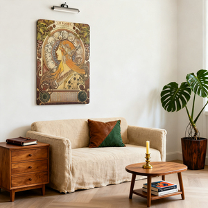 Nghệ thuật cổ điển Nouveau người phụ nữ hình ảnh cho trang trí nhà nghệ thuật Deco alphonse mucha nổi tiếng minh họa nghệ thuật in Canvas Áp phích - Product Image 3