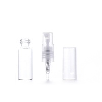 Échantillon gratuit rechargeable verre transparent atomiseur bouteille cosmétique 10ml vaporisateur 5 ml voyage parfum bouteille vaporisateur à vendre