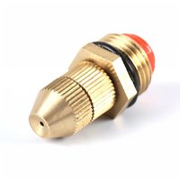 ChenMei CM300 1/2 Nozel Semprot Air Kuningan yang Dapat Disesuaikan, Filter Irigasi Kabut Halus, Nozel Atomisasi untuk Penggunaan Berkebun dan Pertanian