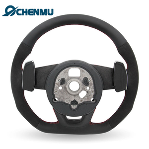 Volante Deportivo de Cuero Nuevo de Alta Calidad de Fábrica para <span class=keywords><strong>Audi</strong></span> A4 B9 <span class=keywords><strong>RS3</strong></span> <span class=keywords><strong>A5</strong></span> S6 Q3 Q8 - Product Image 3