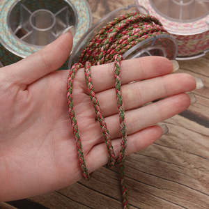 Cuerda Ruyi de Colores Tejida a Mano, Tamaño Pequeño, Resistente al Desgaste, para Collares, Pulseras, Manualidades y Suministros de Bricolaje - Product Image 3