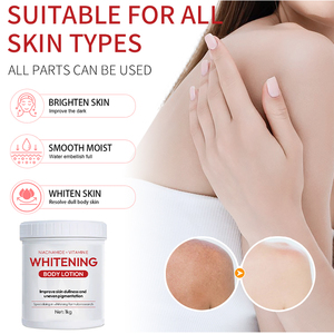 Crème hydratante pour le corps au beurre de cacao à la vitamine C, blanchissante rapide, raffermissante, parfumée, à la niacinamide, OEM - Product Image 5