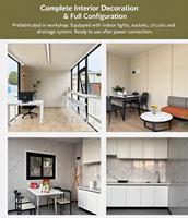 Rumah Kontainer Luar Ruangan, Kantor, Ruang Rapat, Kios Bergerak, Pipa Persegi Galvanis Celup Panas Khusus Dunbang DB-0262 1 Tahun Garansi