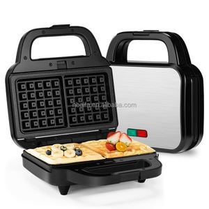 Parrilla eléctrica para hacer sándwiches Aifa con placas antiadherentes hace tostadas francesas rellenas <span class=keywords><strong>multiusos</strong></span> 4 en 1 para hacer sándwiches - Product Image 4