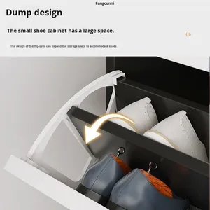 Scarpiera in Acciaio con Apertura a Ribalta, Design Ultra-Sottile di Lusso <span class=keywords><strong>per</strong></span> <span class=keywords><strong>Ingresso</strong></span>, Grande Capacità, Vendita Calda 2025 - Product Image 2