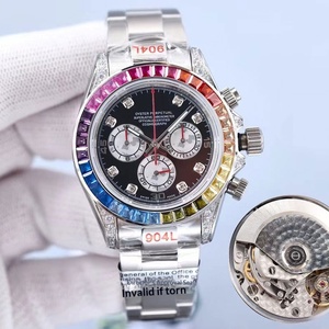 Reloj Laojia Rainbow Dido Gysophila Pearl de 40 mm, Acero Inoxidable, Mecánico Automático, Segundero, Comercio Exterior Transfronterizo, para Hombre - Product Image 1