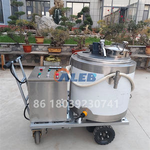 Machine d'alimentation entièrement automatique pour élevages bovins, avec réservoir en acier inoxydable, remorque d'allaitement pour veaux pour ferme laitière - Product Image 3