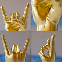 Patung Gerakan Tangan Resin Kustom, Berbagai Figur Gerakan Tangan, Kerajinan Resin, Cocok untuk Meja Kantor dan Dekorasi Rumah