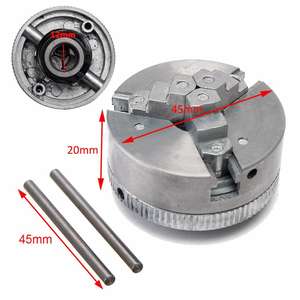 微型金属车床铣削夹头钻夹头钻夹头Z011锌合金3爪通孔夹头夹具数控车床手动夹紧 - Product Image 6