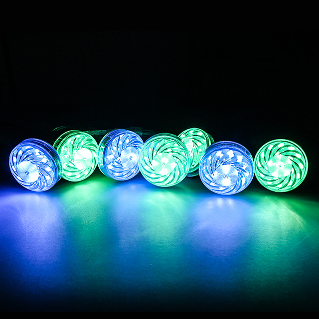 Cabochon IP65 60mm 18 Leds 24V RGB LED Point Lights for Landscape Lighting