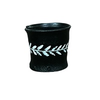 Support de plantes vertes pour bureau, pot décoratif élégant noir pour salon, décoration intérieure, pot de fleurs de table