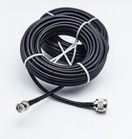Câble coaxial BNC mâle vers N mâle à pince LMR240, assemblage 50,0-3 GHz, marque YC, longueurs personnalisables