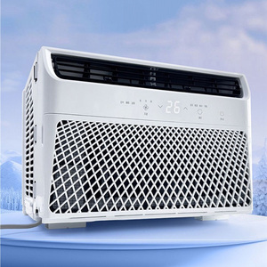 เครื่องปรับอากาศแบบติดหน้าต่างขนาดกะทัดรัด 9000 BTU สำหรับใช้ในบ้าน ระบบทำความเย็นอย่างเดียว ใช้สารทำความเย็น R410A ความถี่คงที่ แบบออลอินวัน - Product Image 5