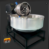 2025 Nouveau type Article NO. LYH-DMJDM-480 machine fine de polissage de rectifieuse de roue d'alliage pour le travail de peinture