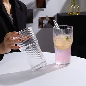 Verre Highball 18 oz, verre transparent, pour café glacé, eau - Product Image 4