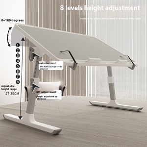 Gấp máy tính xách tay bàn với lưu trữ Ergonomic thiết kế-xách tay chuyển đổi có thể điều chỉnh chiều cao bàn cho ký túc xá và sử dụng nhà - Product Image 4