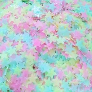 50 Pegatinas Luminosas de Estrellas para Paredes de Habitaciones Infantiles y Dormitorios, Pegatinas Decorativas para Habitaciones de Niños - Product Image 1