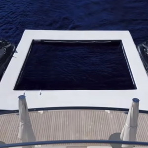 Fabricant de piscines flottantes gonflables personnalisées, <span class=keywords><strong>piscine</strong></span> d'eau, d'océan, de mer, de natation avec filet, utilisable en rivière, lac, océan - Product Image 1